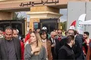 آنجلینا جولی در گذرگاه رفح + عکس 