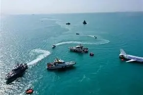 غرق یک شناور بر اثر تصادف در قشم