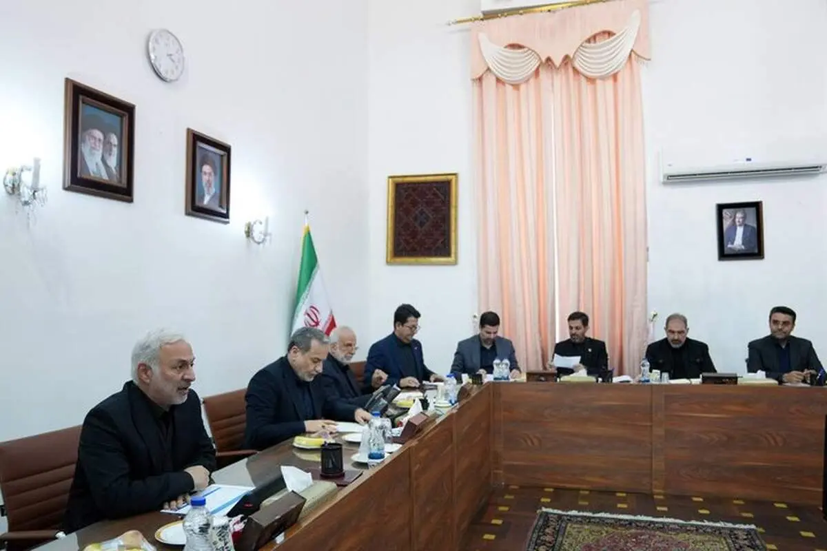 نشست مسئولان برگزاری مراسم تشییع پیکر رهبر شهید انقلاب اسلامی با وزیر امور خارجه
