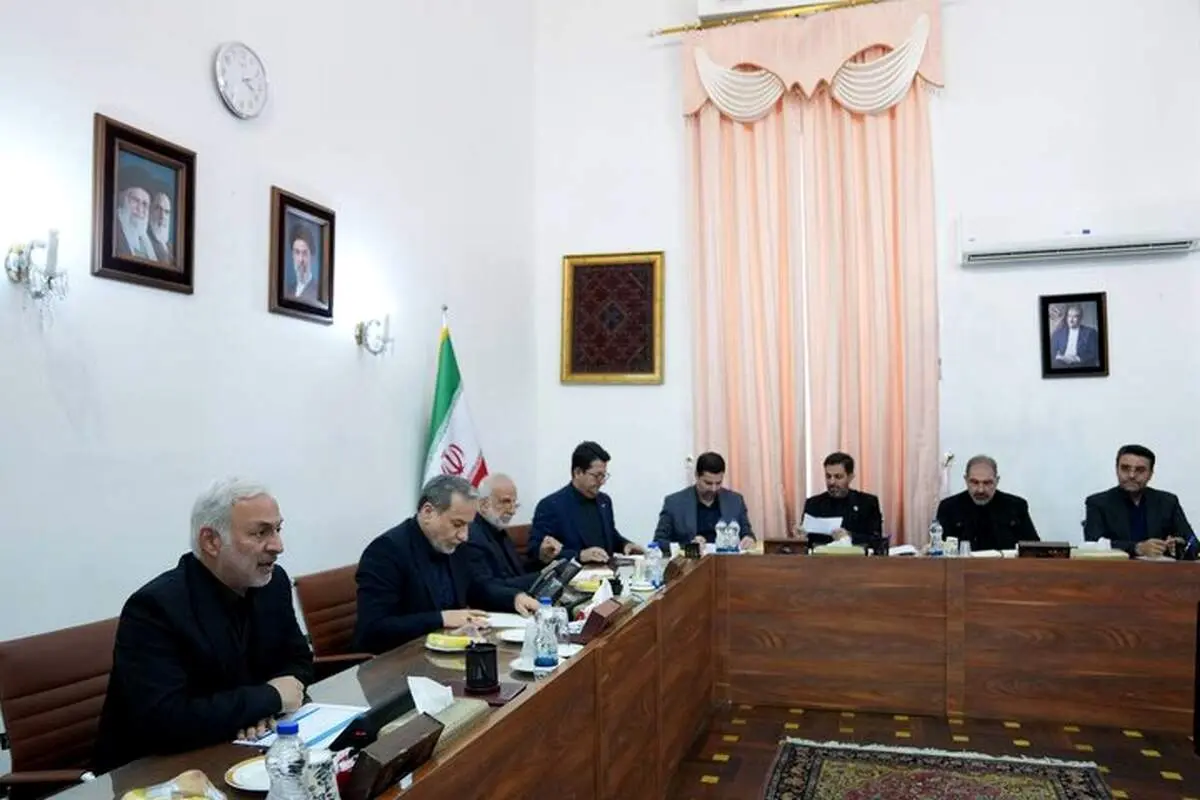 نشست مسئولان برگزاری مراسم تشییع پیکر رهبر شهید انقلاب اسلامی با وزیر امور خارجه