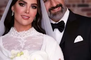 بوسه تازه عروس و داماد سینمای ایران در یک کنسرت لحظات احساسی رقم زد/ ببینید