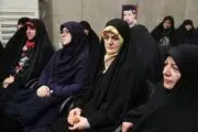 حضور زهرا پزشکیان در دیدار امروز با رهبری + عکس 