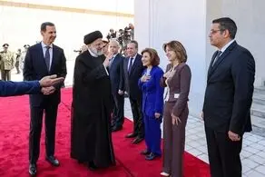 عکس خاص از رئیسی در برخورد با زنان در کابینه بشار اسد+ عکس