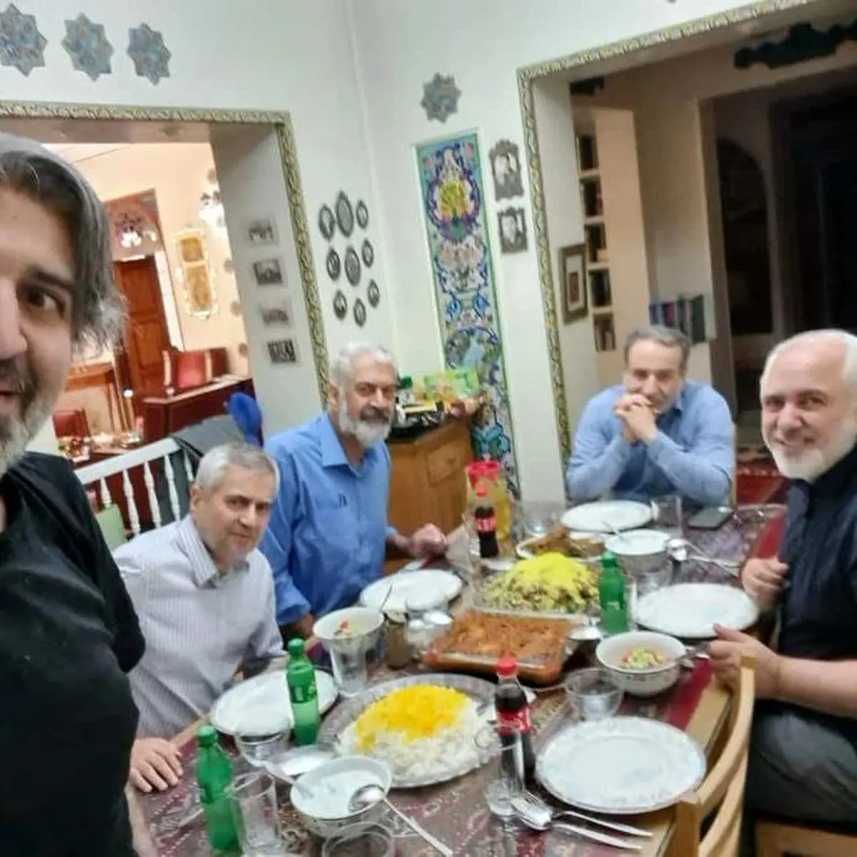 عکس متفاوت از ظریف، عراقچی و صادق خرازی/ ببینید
