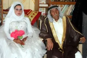 برگزاری مراسم ازدواج داماد 92 ساله و عروس 22 ساله +عکس