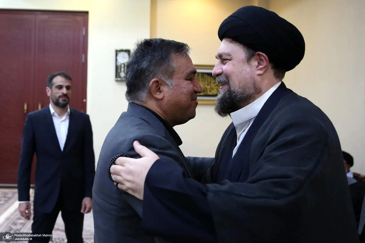 دیدار رئیس هیات مدیره باشگاه استقلال با سیدحسن خمینی