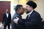 دیدار رئیس هیات مدیره باشگاه استقلال با سیدحسن خمینی