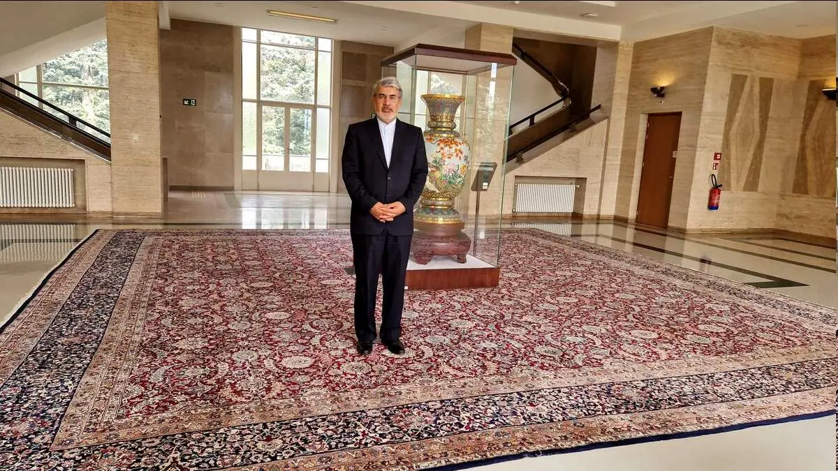 بازگشت فرش ایرانی به کتابخانه سازمان ملل در ژنو