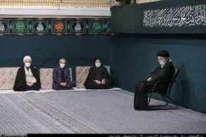 اولین شب عزاداری حضرت فاطمه‌زهرا(س) با حضور رهبر انقلاب
