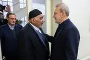 عادل المهدی با علی لاریجانی دیدار کرد