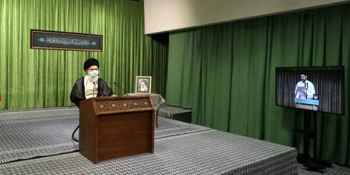 ارتباط تصویری نمایندگان تشکلهای دانشجویی با رهبر انقلاب