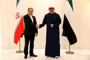 دیدار وزیران خارجه ایران و امارات در ابوظبی 