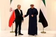 دیدار وزیران خارجه ایران و امارات در ابوظبی 
