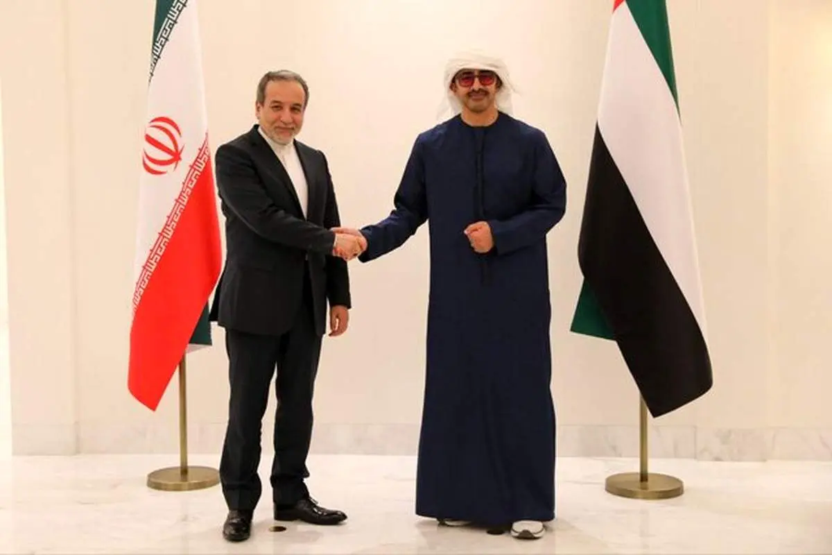دیدار وزیران خارجه ایران و امارات در ابوظبی 