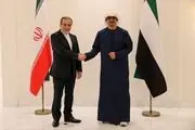 دیدار وزیران خارجه ایران و امارات در ابوظبی 