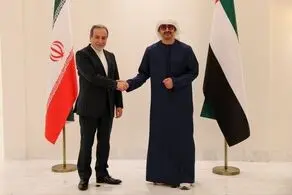 دیدار وزیران خارجه ایران و امارات در ابوظبی 