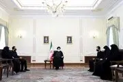فرزندان شهید سلیمانی به دیدار رئیسی رفتند+عکس 