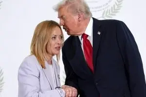 حمله ترامپ به جورجیا ملونی