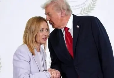 حمله ترامپ به جورجیا ملونی