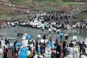 تصاویر تکان دهنده و دردناک از یک کولبر 12 ساله در کوهستان‌های کرمانشاه!+ببینید 