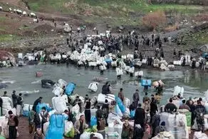 تصاویر تکان دهنده و دردناک از یک کولبر 12 ساله در کوهستان‌های کرمانشاه!+ببینید 
