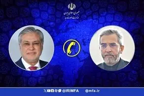 رایزنی باقری با وزیر خارجه پاکستان در مورد آخرین تحولات فلسطین