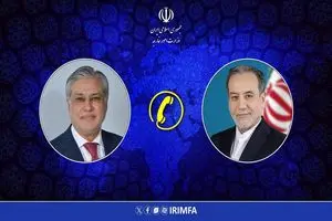 گفتگوی تلفنی وزرای امور خارجه جمهوری اسلامی ایران و جمهوری اسلامی پاکستان