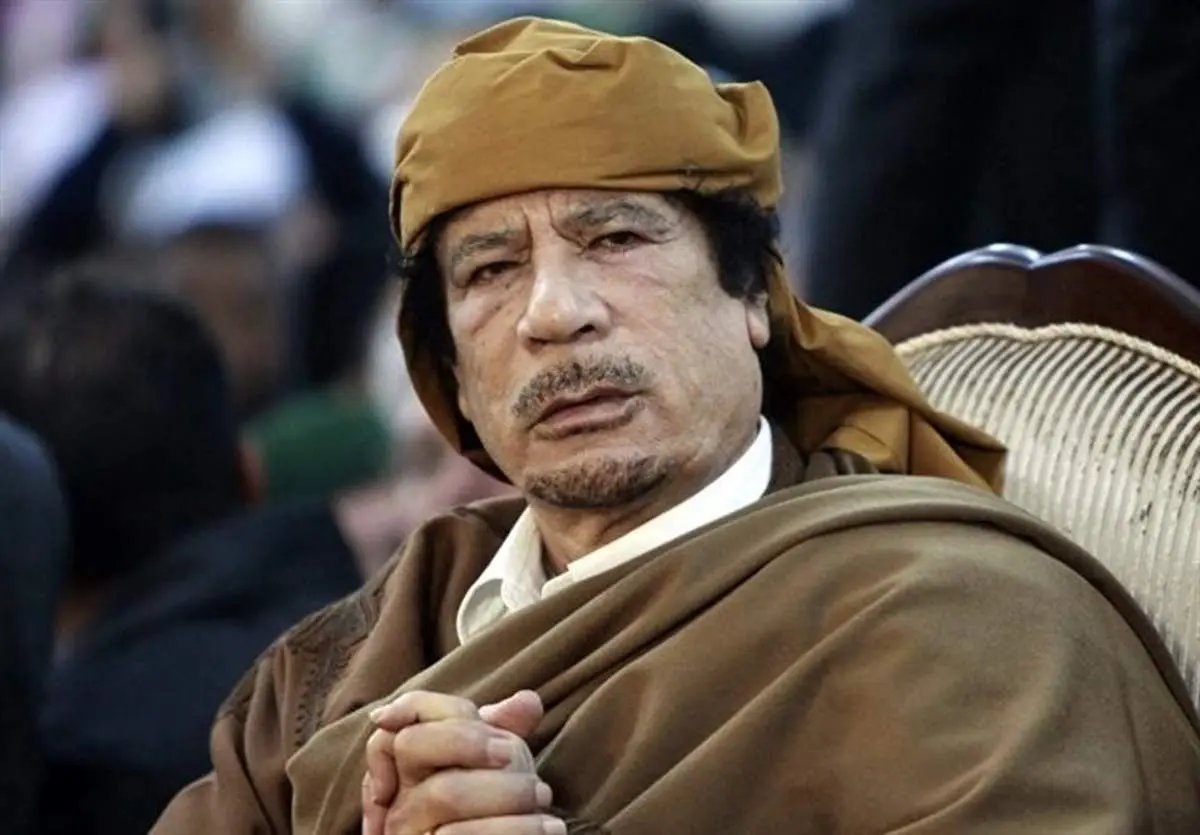 عکس جنجالی پسر قذافی