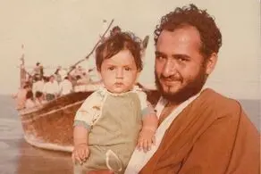 عکس بامزه روحانی معروف اصلاح طلب با دخترش + ببینید 