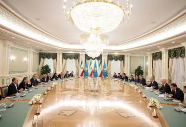 امضا ۱۴ سند همکاری بسیار مهم بین ایران و قزاقستان 