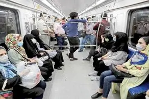  پشت پرده  فیلم نامتعارف از واگن مترو بانوان