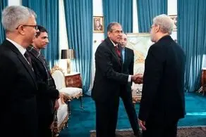 دیدار مقام امنیتی هند با علی لاریجانی 