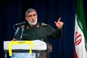 گریه‌های سوزناک سردار قاآنی در سوگ همرزمش + ببینید