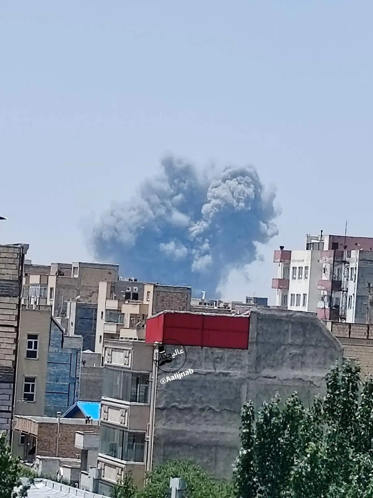 منشا صدای بلندی که در غرب تهران شنیده شد