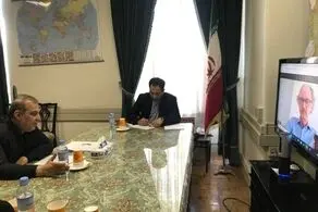 رایزنی تصویری خاجی با گیر پدرسون