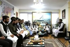 بازدید مقام ارشد طالبان از سفارت افغانستان در تهران