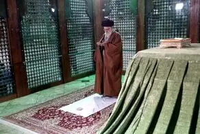 حضور رهبر انقلاب در حرم امام و گلزار شهدا