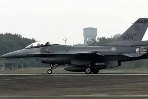 جنگنده اف ۱۶ سقوط کرد