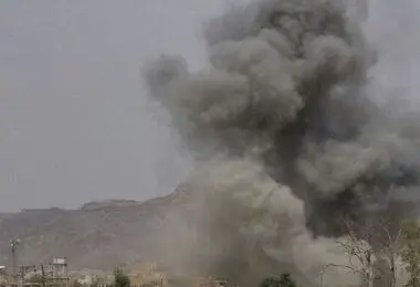 حمله پهپادی سعودی به صعده یمن