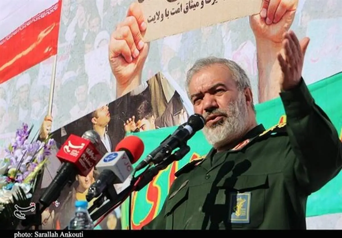 سردار فدوی: هرگاه کسی در جبهه باطل قرار گیرد سرانجامی جز جهنم ندارد