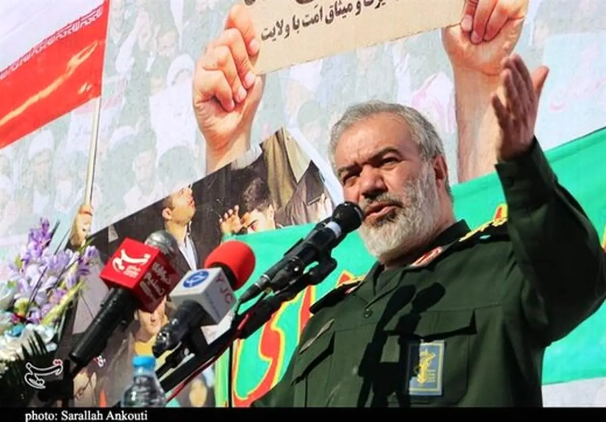سردار فدوی: هرگاه کسی در جبهه باطل قرار گیرد سرانجامی جز جهنم ندارد