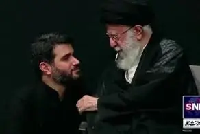 عکس از گفتگوی خصوصی رهبری و مداح معروف + ببینید 