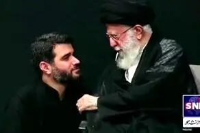 عکس از گفتگوی خصوصی رهبری و مداح معروف + ببینید 