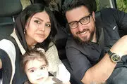 استایل ست محسن کیایی با همسر و دخترش «رز»/ عکس