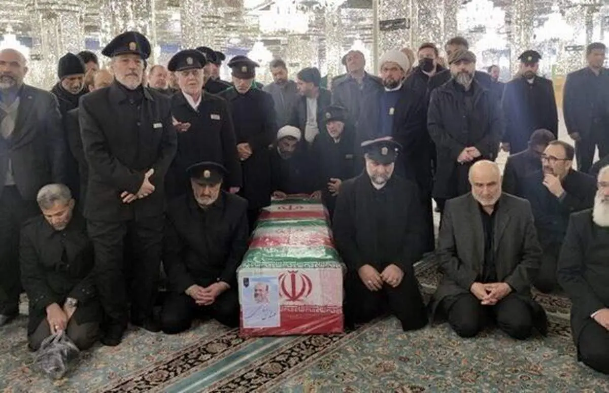 طواف پیکر رستم قاسمی در مشهد+ببینید