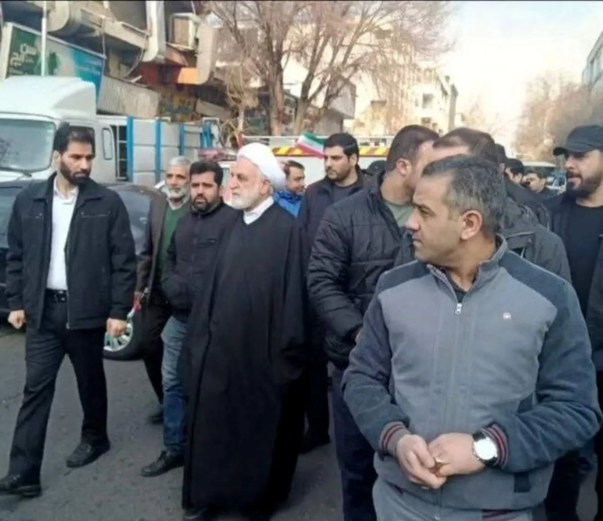حضور رئیس قوه قضائیه در راهپیمایی ۲۲ بهمن 