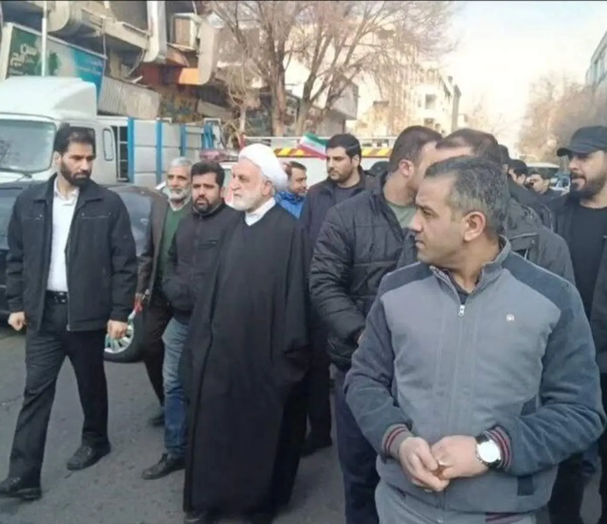حضور رئیس قوه قضائیه در راهپیمایی ۲۲ بهمن 