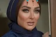 الهام حمیدی با لباس شب جذاب/ عکس