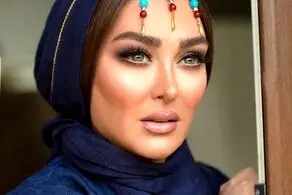 الهام حمیدی با لباس شب جذاب/ عکس