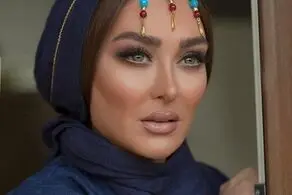 الهام حمیدی با لباس شب جذاب/ عکس